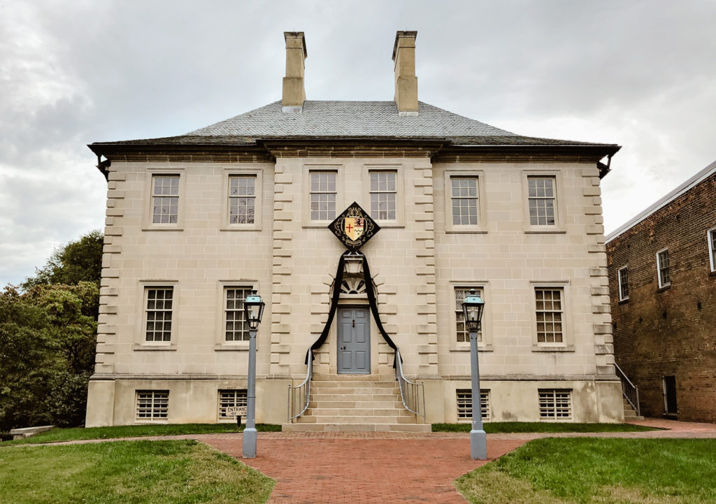 Carlyle House in Old Town Alexandria, Virginia
