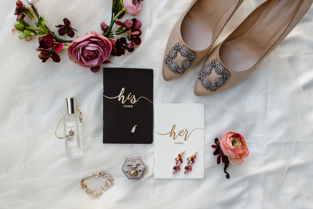 wedding details of the East Coast elopement