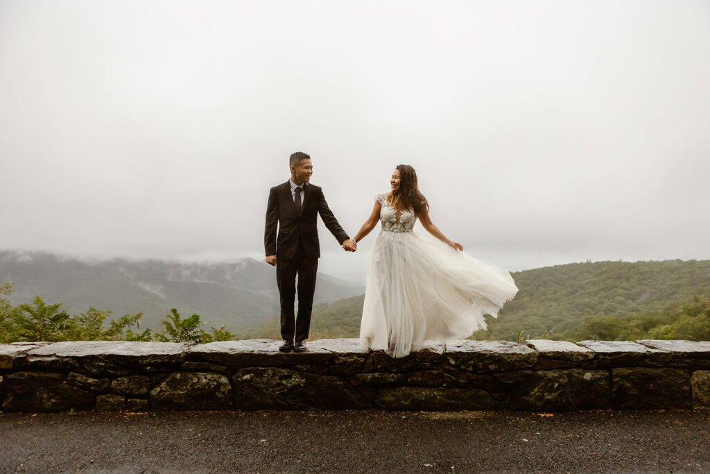 Shenandoah National Park wedding photos in Virginia