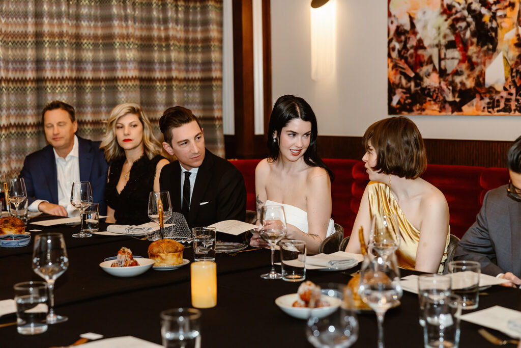 wedding guests at the reception in Washington DC