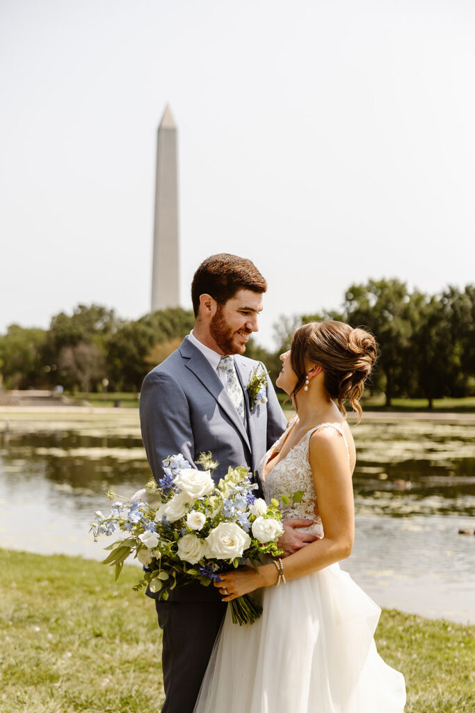 the wedding couple elopement DC photos