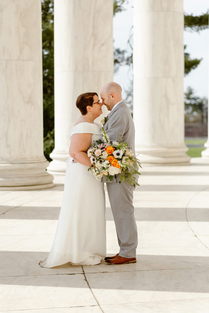 springtime elopement at washington dc