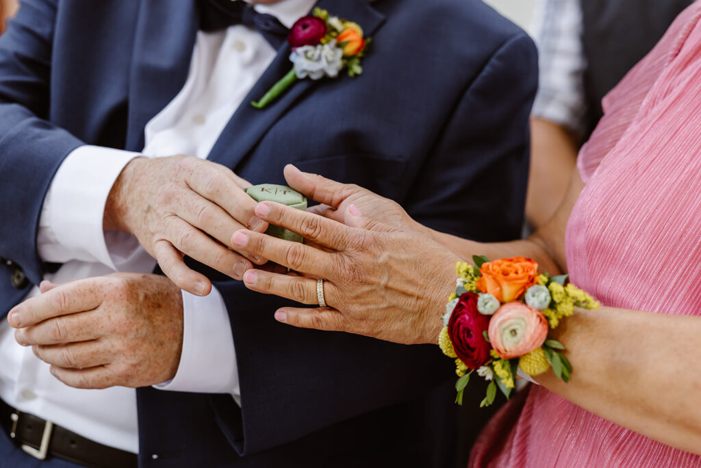 candid family moments during an elopement ceremony in washington dc
