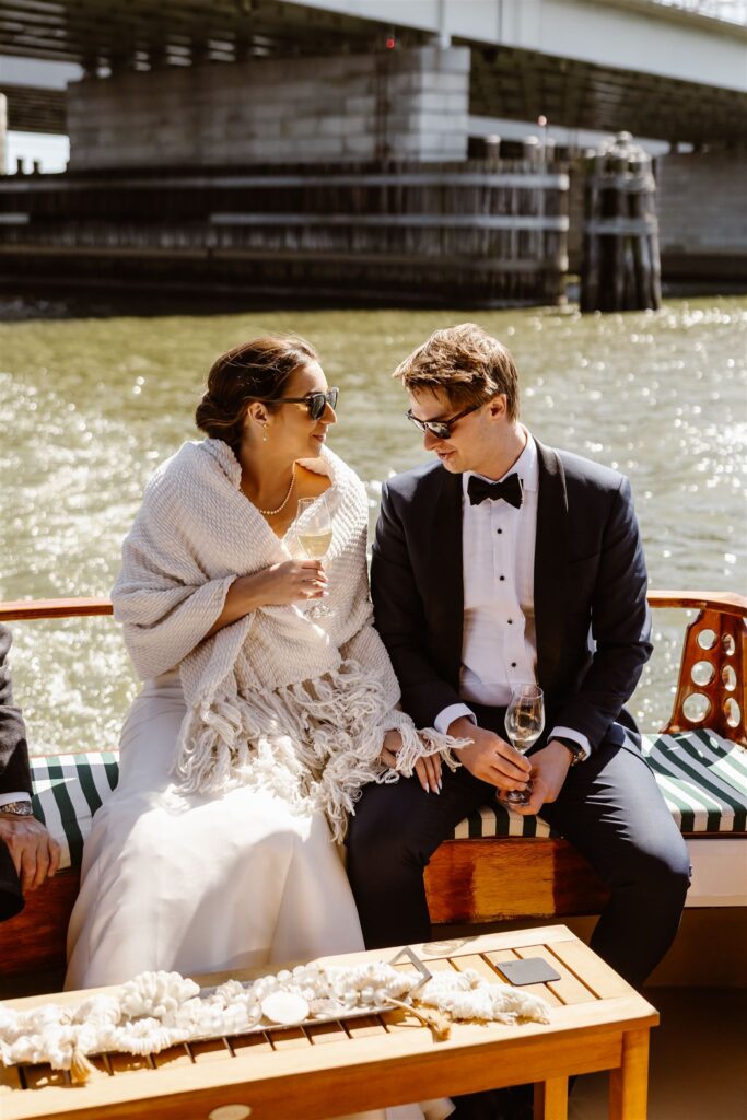 yacht wedding celebration in washington dc