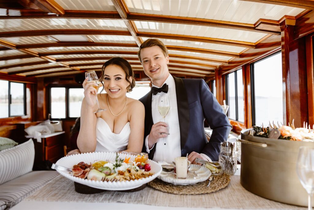 yacht wedding celebration in washington dc