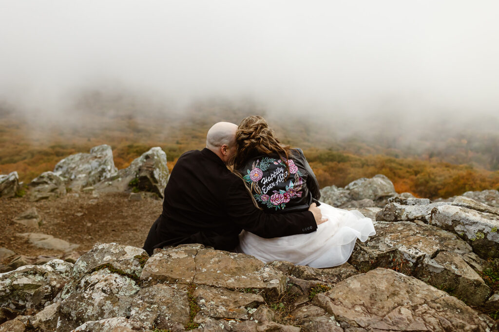 fall elopement in shenandoah national park