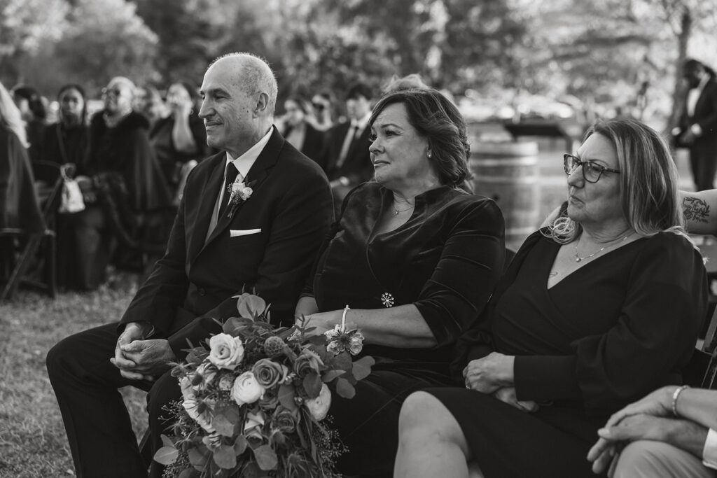 candid guest capture during micro wedding ceremony