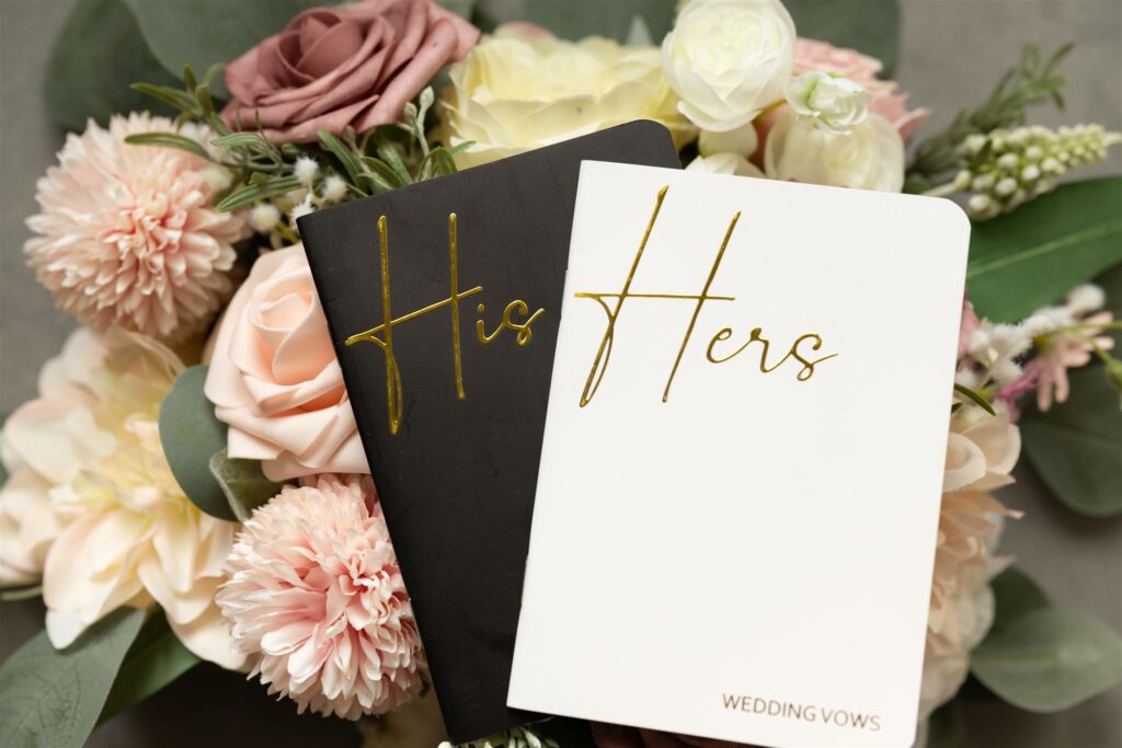 elegant elopement detail flatlay