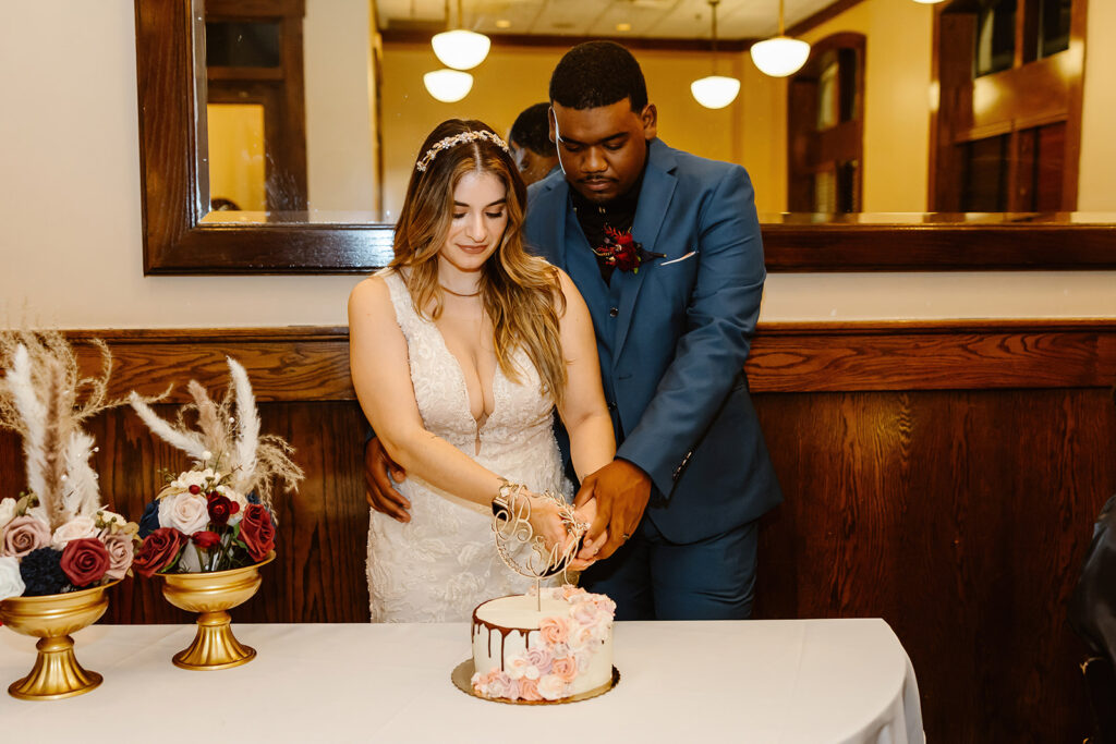 intimate post elopement reception with family in washington dc