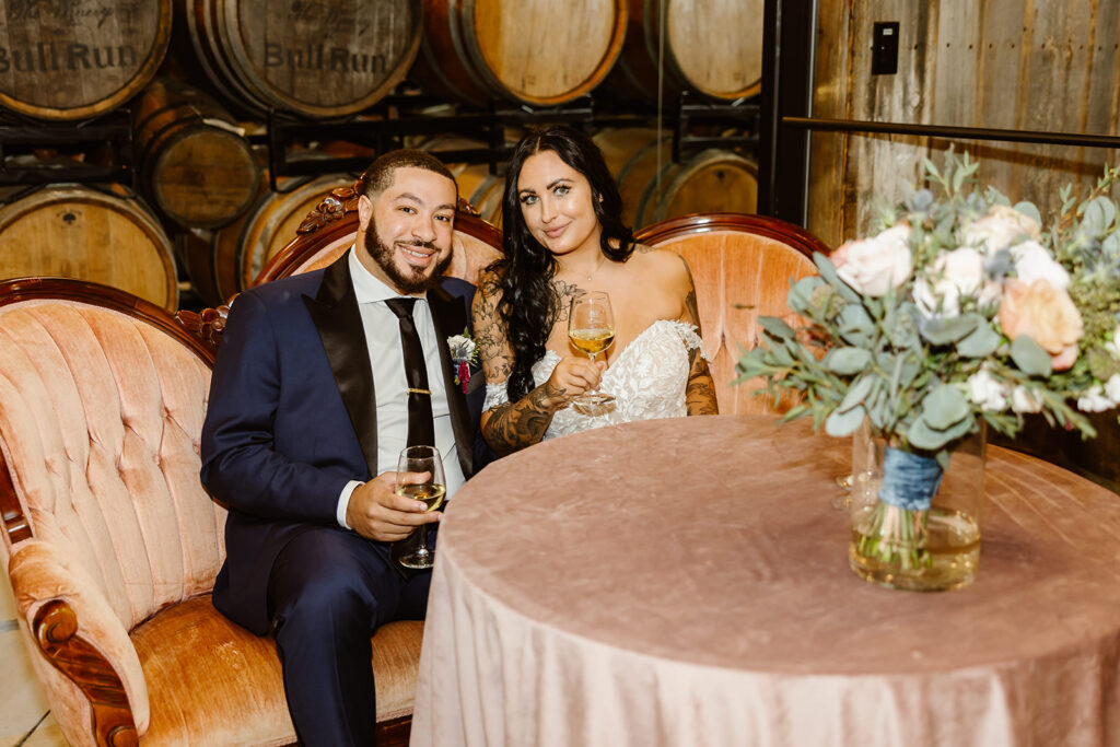 winery micro wedding reception in northern virginia