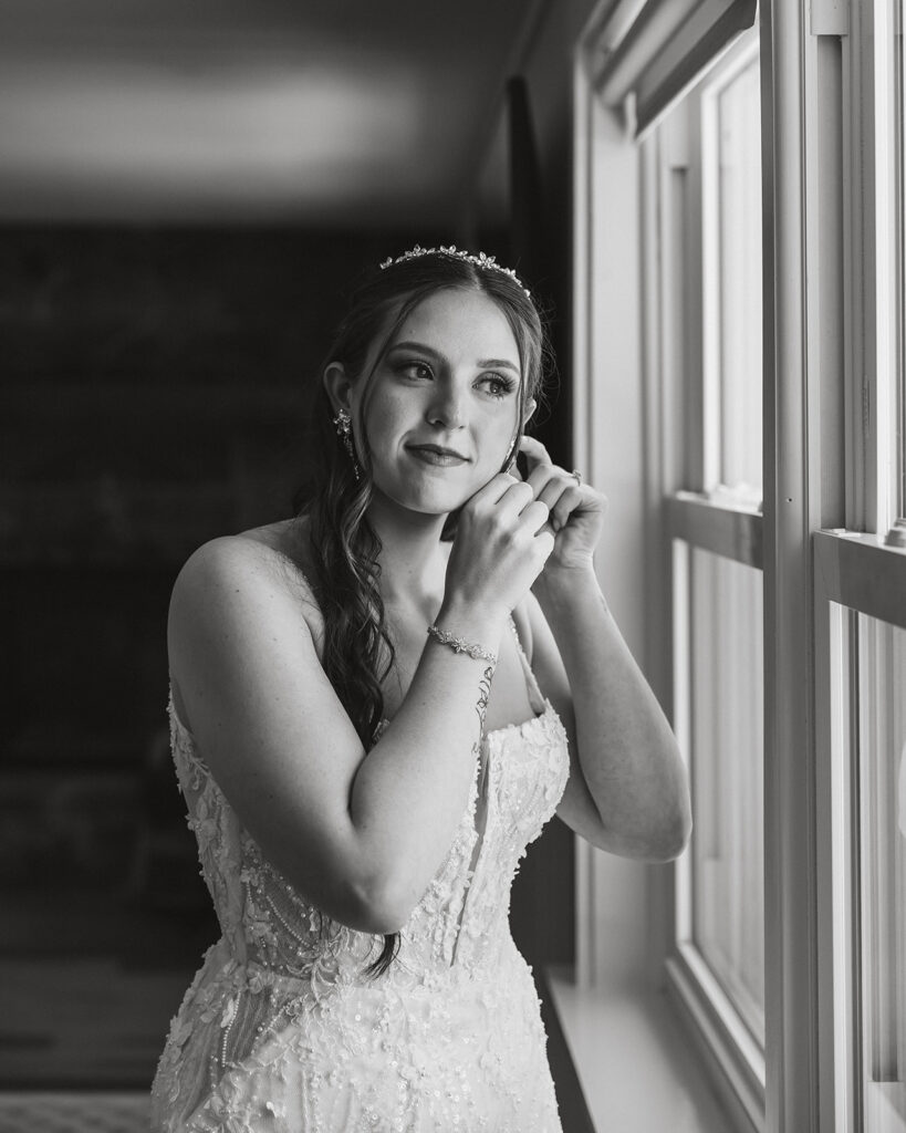 bride getting ready