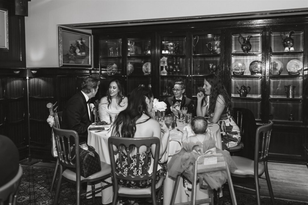 bride and groom celebrating their two day elopement with their loved ones